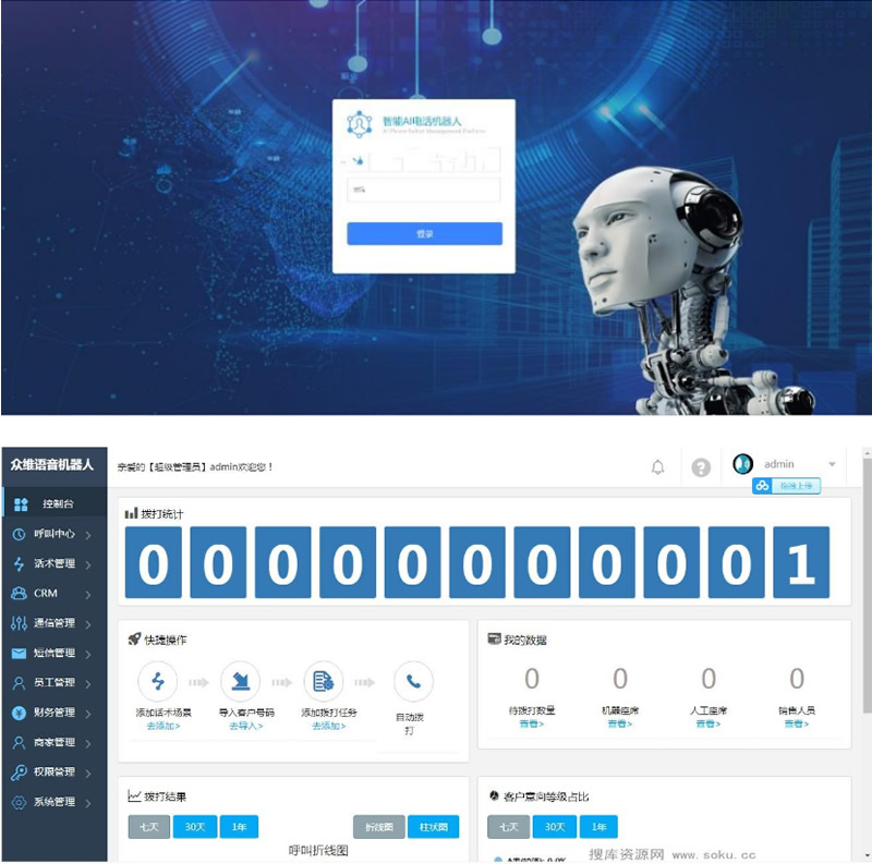 可以运营的接单的电销语音机器人源码-